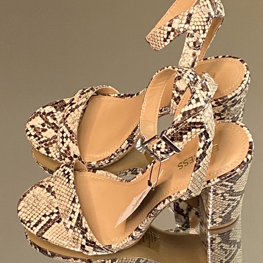 Snake Skin Heel